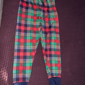 Dearfoams Kids Plaid Pajama Bottoms - Red, Green, Blue